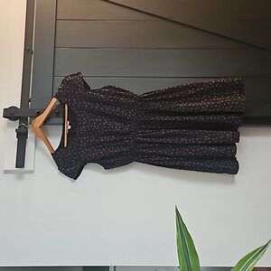 Ya Los Angeles Blue and Brown Dress